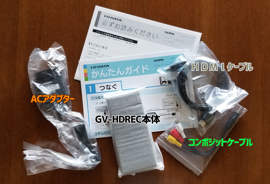 GV-HDRECの製品内容